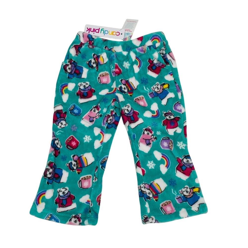 NWT Candy Pink 6/6X Christmas Pants